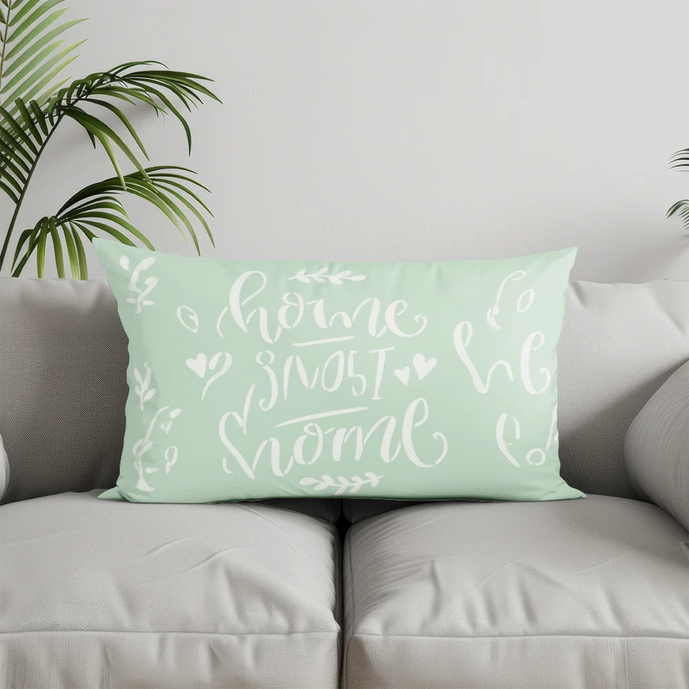 Home Sweet Home Decorative Pillow Cover – Sofa & Bedroom Cushion"