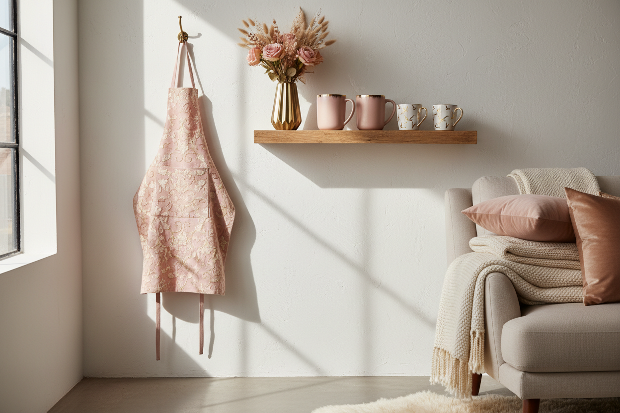 Apron and Mugs Scene